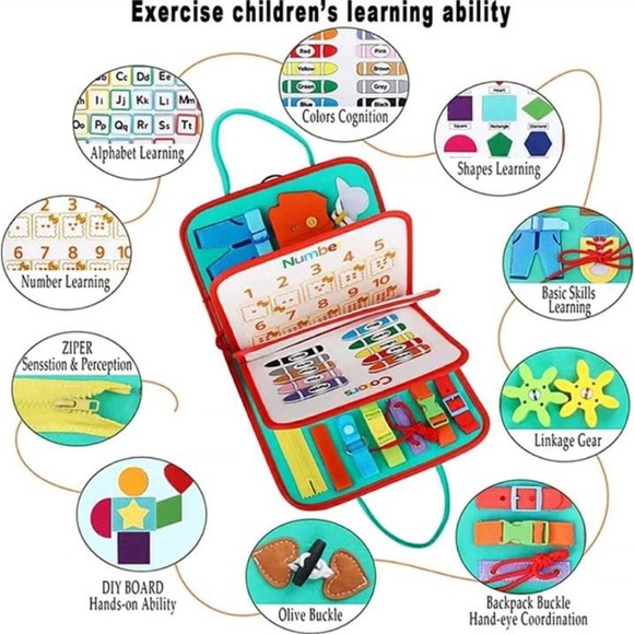 BUSY BOARDS FOR TODDLERS / QUIET BOARDS - Picture 2 of 6